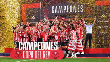 Athletic Bilbao, campeão da Copa do Rei - Getty Images