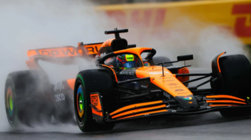 Debaixo de chuva, Norris conquista pole em Xangai para a sprint race - Divulgação McLaren
