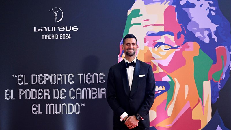 Djokovic vence Prêmio Laureus pela quinta vez e iguala Federer - Getty Images