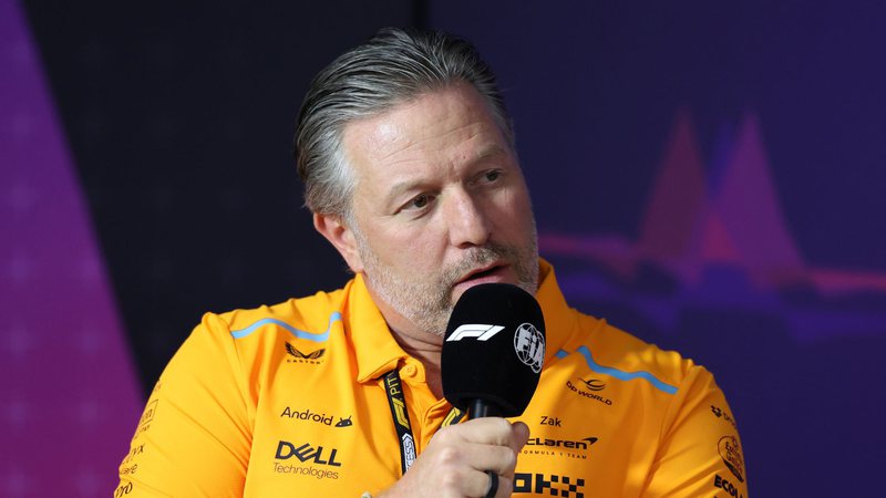 Zak Brown, chefe da McLaren na F1 - Getty Images