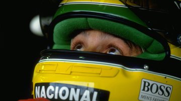 Ayrton Senna no GP do Japão - Getty Images
