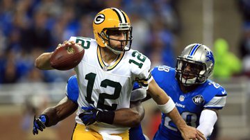 Aaron Rodgers em 2015 - Getty Images