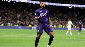 Rodrygo admite jogar melhor pela esquerda do Real Madrid - Getty Images