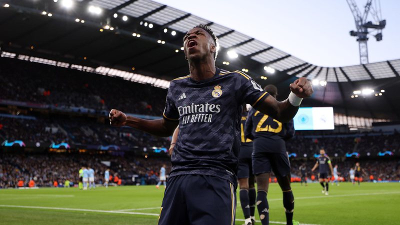 Vinicius Júnior comemora classificação do Real Madrid: “Parece fácil” - Getty Images