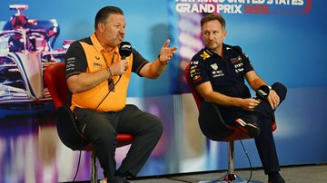 Zak Brown (McLaren) e Christian Horner (RBR) - Getty Images