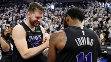 Luka Doncic e Kyrie Irving - Getty Images