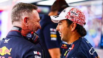 Christian Horner and Sergio Pérez - Getty Images