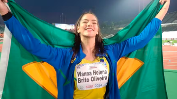 Wanna Brito garantiu a medalha dourada pela segunda vez - Foto: Divulgação/CPB