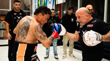 Ulysses Pereira e Popó em sessão de sparring - Foto: Reprodução/Instagram