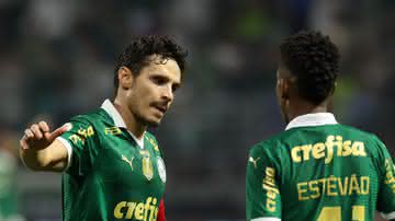 Veiga foi o autor do primeiro gol - Cesar Greco/Palmeiras