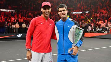 Rafael Nadal e Carlos Alcaraz - Getty Images