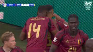 Bélgica vence a Romênia e segue viva na Euro 2024 - Reprodução / CazéTV