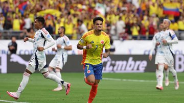 Luis Díaz comemora gol da Colômbia contra a Costa Rica - Getty Images
