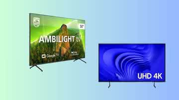 Aproveite as ofertas no Mercado Livre para adquirir sua nova Smart TV 4K por um excelente preço - Créditos: Reprodução/Mercado Livre