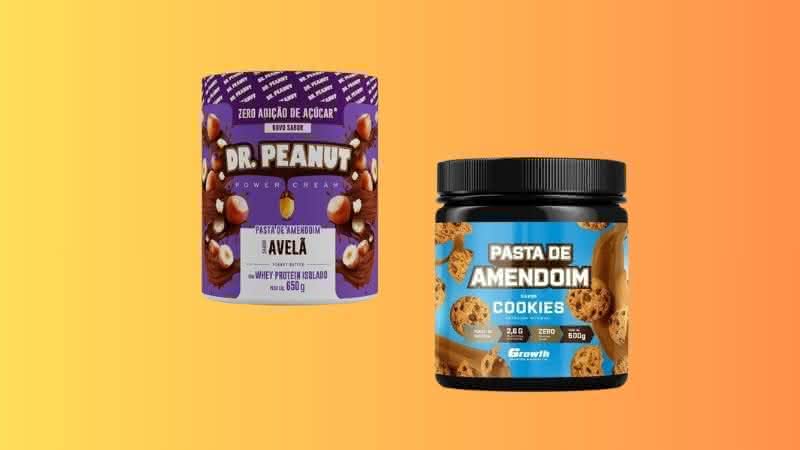 De marcas como Dr. Peanut a Vitapower, confira aqui alguns modelos de pasta de amendoim para complementar suas refeições - Créditos: Reprodução/Mercado Livre
