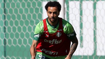 Felipe Anderson inicia treinos e projeta temporada com o Palmeiras - Cesar Greco / Palmeiras
