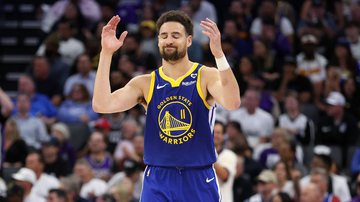 Klay Thompson nos Warriors - Getty Images