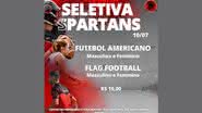 Spartans Football seleciona novos atletas de futebol americano no próximo domingo (10) - Divulgação