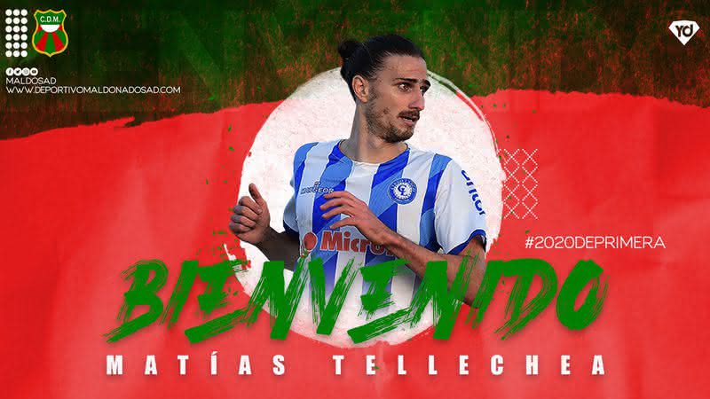 Matias Tellechea volta ao Deportivo Maldonado - Divulgação/Deportivo Maldonado