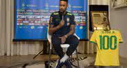 Neymar segue feliz no PSG - Lucas Figueiredo / CBF