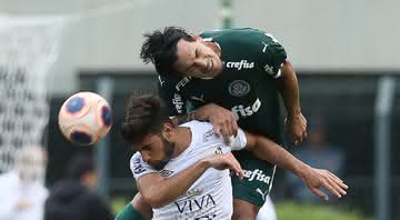 Palmeiras e Santos terminaram a partida empatado - Cesar Greco/Palmeiras