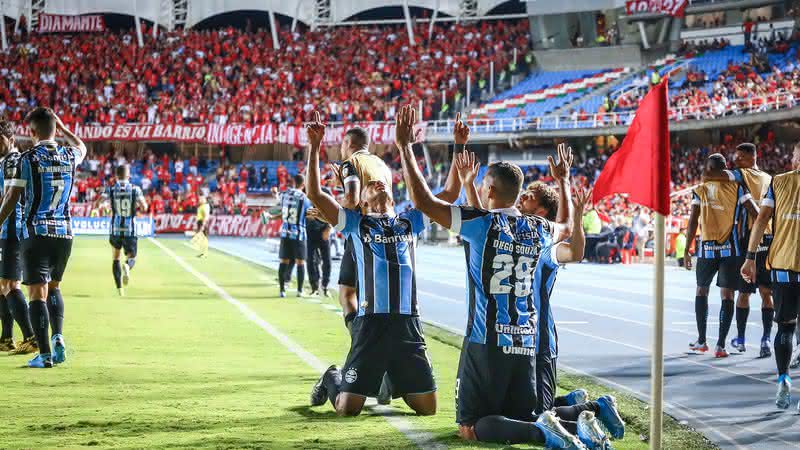 Grêmio estreou com o pé direito na competição e venceu fora de casa - Lucas Uebel/Grêmio/Fotos Públicas