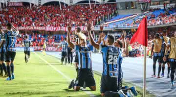 Grêmio estreou com o pé direito na competição e venceu fora de casa - Lucas Uebel/Grêmio/Fotos Públicas