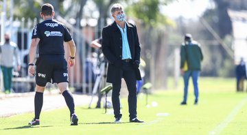 Renato lamentou o resultado do Grêmio - Lucas Uebel / Grêmio FBPA / Fotos Públicas