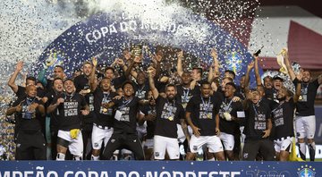 Ceará comemora título da Copa do Nordeste - Lucas Figueiredo/CBF/Fotos Públicas
