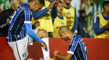 Thaciano celebra vitória e avalia nível do Grêmio: “É muito forte” - LUCAS UEBEL/GREMIO FBPA/FOTOS PÚBLICAS
