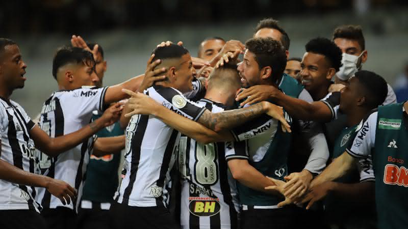 Jogadores do Galo comemorando gol - Pedro Souza/Fotos Públicas