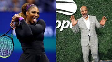 Serena Williams e Mike Tyson protagonizam cena inusitada em encontro nos Estado Unidos - GettyImages