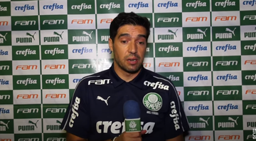 Abel Ferreira exalta vitória do Palmeiras - Reprodução / TV Palmeiras