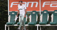 Abel Ferreira em dia de treinamento no Palmeiras - Cesar Greco/ Palmeiras/ Flickr