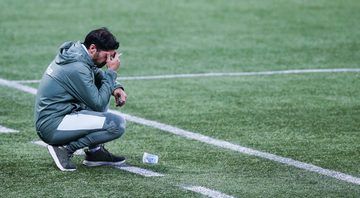 Abel Ferreira recebeu muitas críticas após escalação polêmica no jogo contra o São Paulo - Getty Images