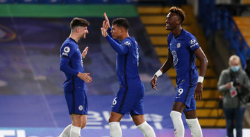 Com gol de Thiago Silva, Chelsea vence o West Ham por 3 a 0 na Premier League e segura o Liverpool na liderança! - GettyImages
