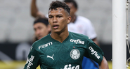 Gabriel Veron em ação pelo Palmeiras - Getty Images