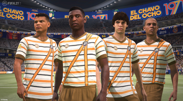 No FIFA 21, Chaves é homenageado com visual clássico - Divulgação/EA Sports