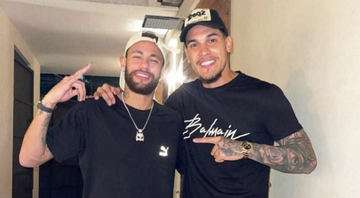Gustavo Gómez e Neymar se encontram em São Paulo e estreitam laços de amizade - Reprodução/Instagram