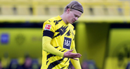 Haaland em ação com a camisa do Borussia Dortmund - GettyImages