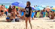 Marcelo se diverte na praia com os amigos - Agnews