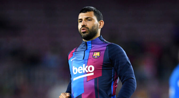 Aguero, jogador do Barcelona - GettyImages