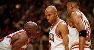 Michael Jordan, Ron Harper e Scottie Pippen - Getty Images