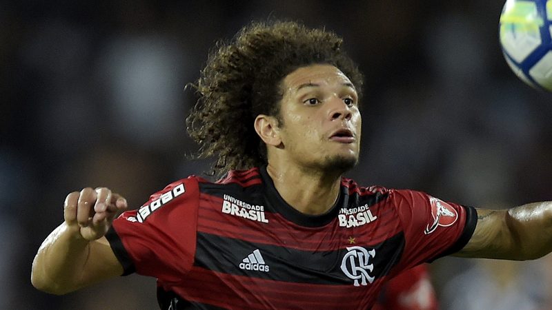 Willian Arão em ação pelo Flamengo