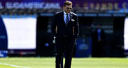 Alejandro Domínguez, presidente da Conmebol, anúncio o fim do "gol fora" - Getty Images