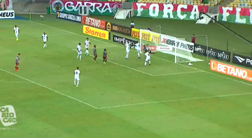Alexandre comemora primeiro gol pelo Fluminense, mas lamenta derrota na estreia do Carioca - Reprodução/ Cariocão TV