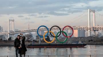 Anéis olímpicos em Tóquio - Getty Images