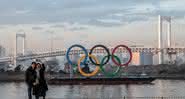 Anéis olímpicos em Tóquio - Getty Images