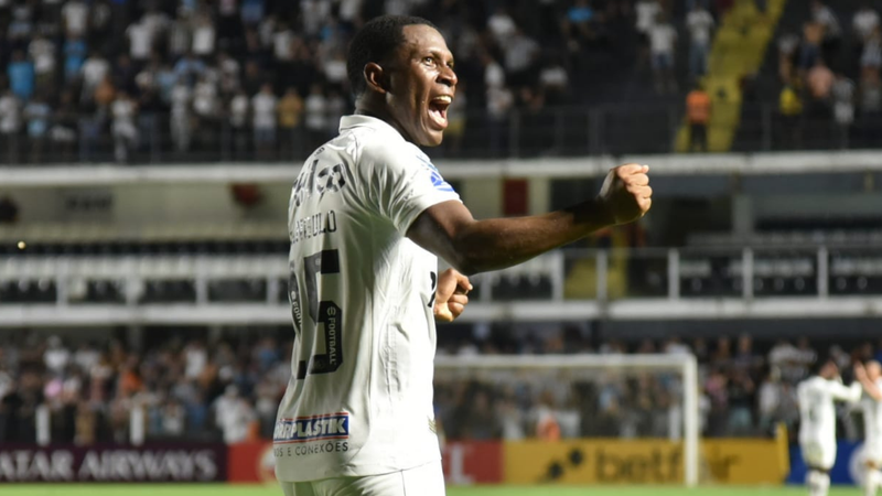Angulo fez o gol salvador do Santos na partida contra a Universidad Católica - Ivan Storti/Santos FC