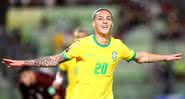 Antony comemora primeiro gol pela Seleção Brasileira - Getty Images